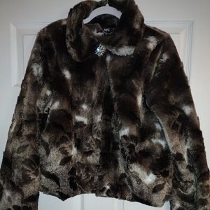 Faux fur jacket